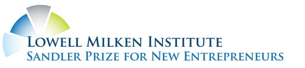 A log of Lowell Milken Institute Sander Prize for New Entrepreneurs