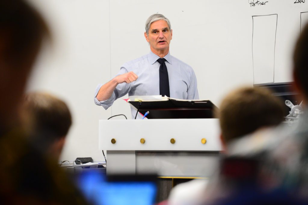 Professor Zolt Lecturing