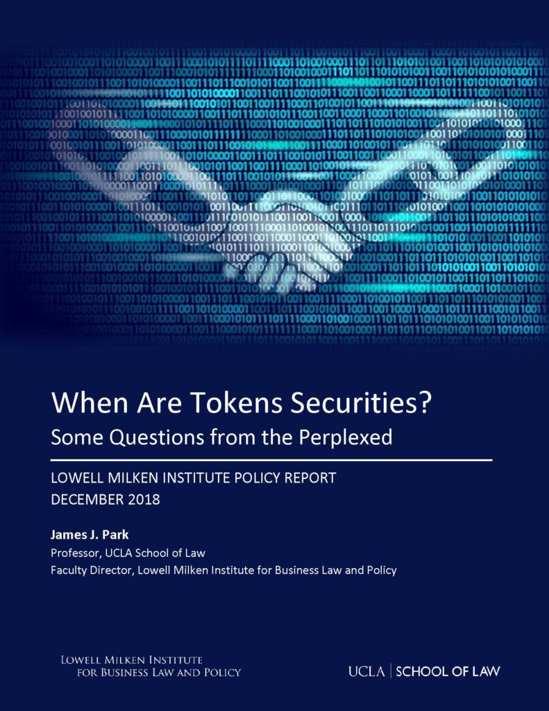 Cover of "When Are Token Securities?"