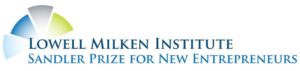 Lowell Milken Institute Sandler Prize for New Entrepreneurs Logo