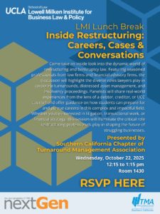 LMI Lunch Break – Inside Restructuring: Careers, Cases, and Conversation
