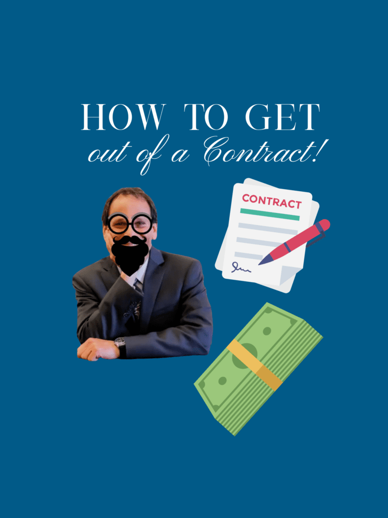 Image from LMI's TikTok series on "Contract Law."