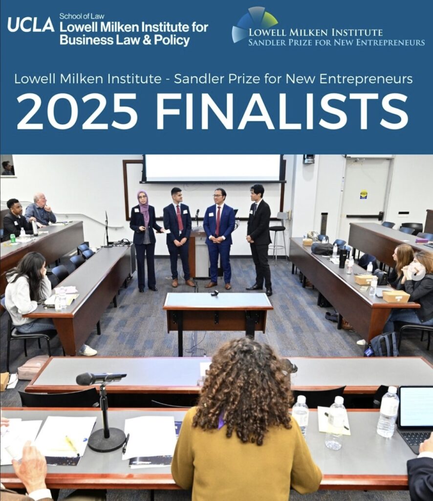 Photo of students in a competition that links to 2025 Sandler Prize finalists