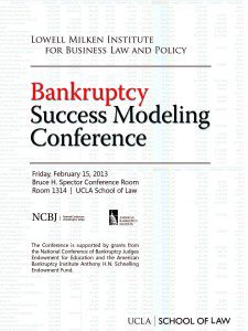 Bankruptcy Success Modeling Conference