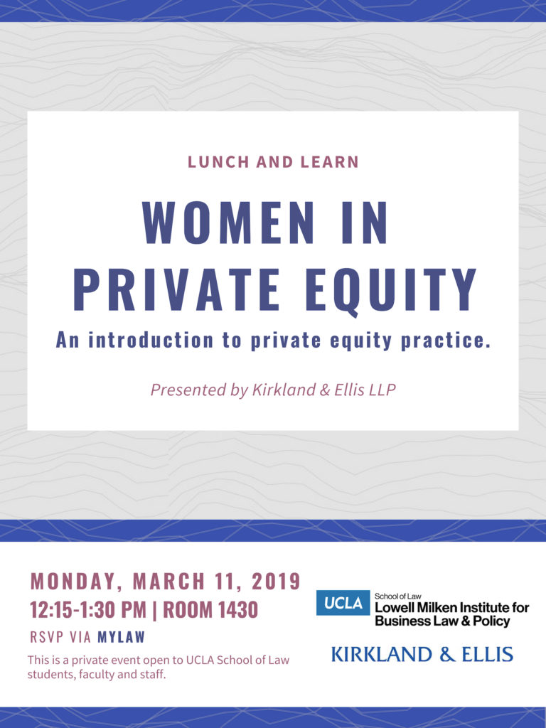 Lunch and Learn – Women in Private Equity