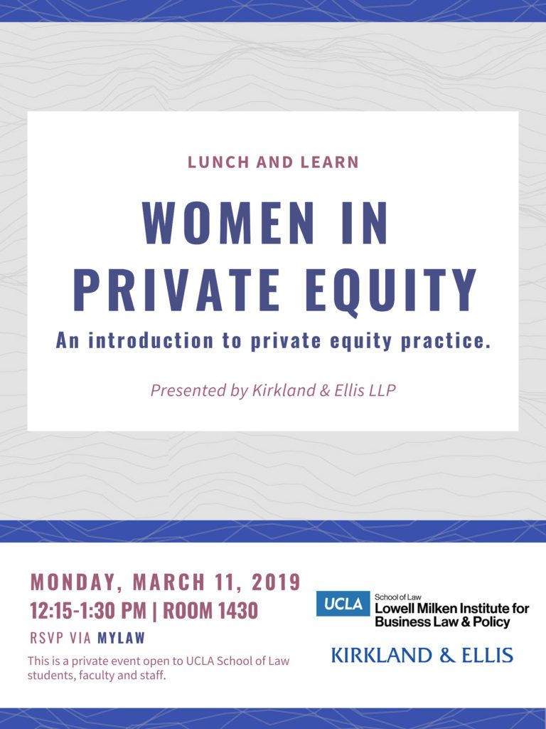 Lunch and Learn – Women in Private Equity