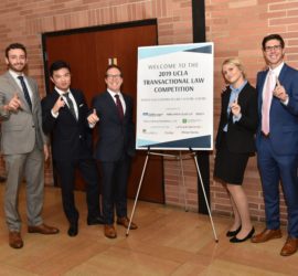 2019 Interscholastic Transactional Law Competition winners