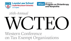 26th Annual Western Conference on Tax Exempt Organizations