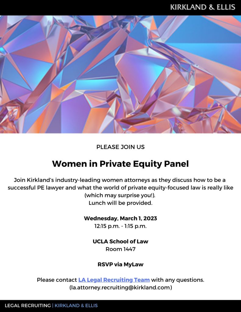 Kirkland & Ellis – Women in Private Equity Panel