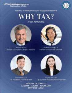 TEPLA Event: Why Tax?